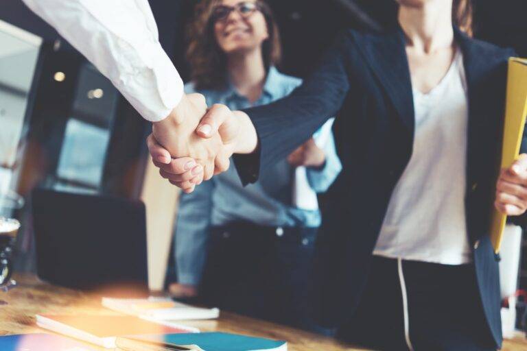 Business People Shaking Hands