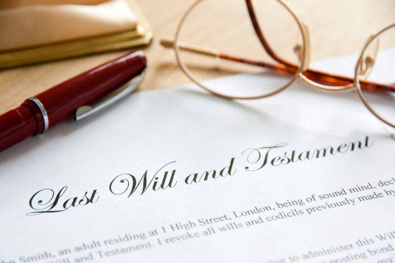 Last Will and Testament Concept